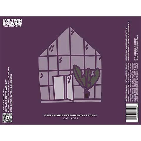 Evil Twin Greenhouse Experimental Lagers