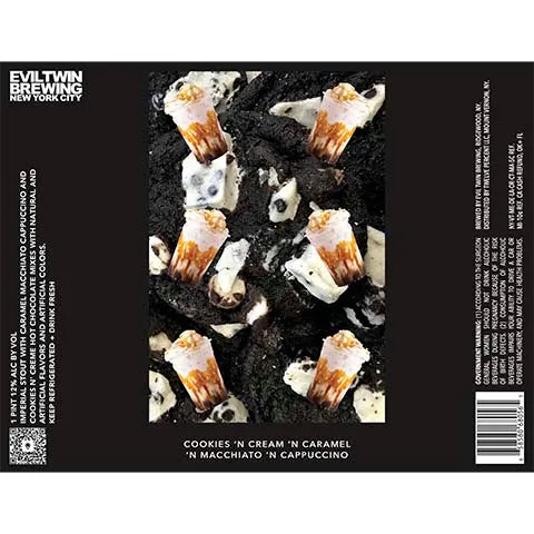 Evil Twin Cookies 'N Cream 'N Caramel 'N Macchiato 'N Cappuccino Imperial Stout