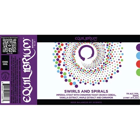 Equilibrium Swirls and Spirals Imperial Stout
