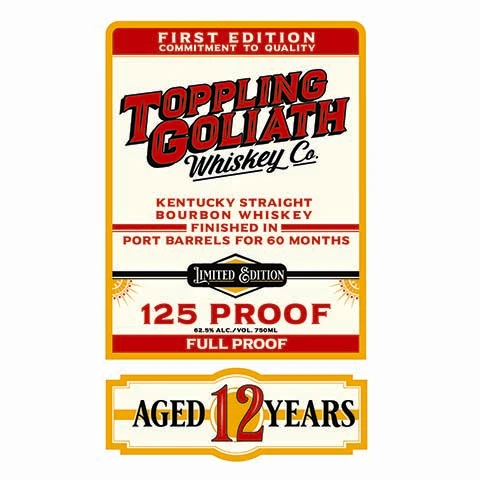 Toppling Goliath Limited Edition 12-Year-Old Kentucky Straight Bourbon Whiskey