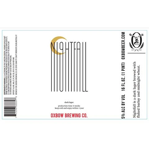 Oxbow Nightfall Dark Lager