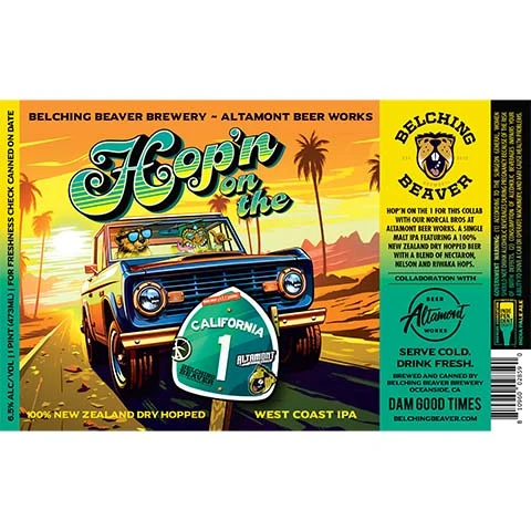 Belching Beaver Hop'n On The 1 IPA