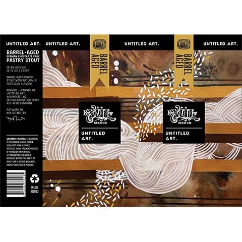 Untitled Art Barrel-Aged German Chocolate Cake Pastry Stout