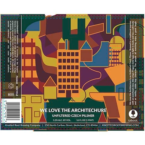 Knotted Root We Love The Architechure Pilsner