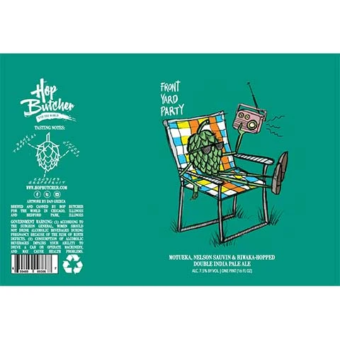 Hop Butcher Frontyard Party DIPA