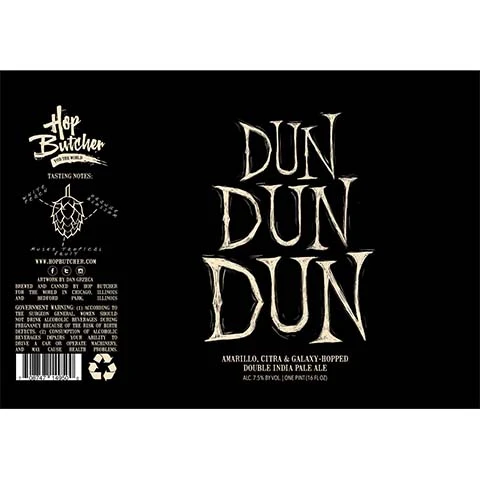 Hop Butcher Dun Dun Dun DIPA