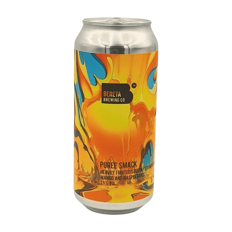 Bereta Brewing Co Puree Smack | Strawberry Mango Raspberry Fruited Sour