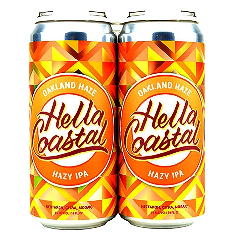 Hella Coastal Oakland Haze Hazy IPA (Nectaron Citra, Mosaic)