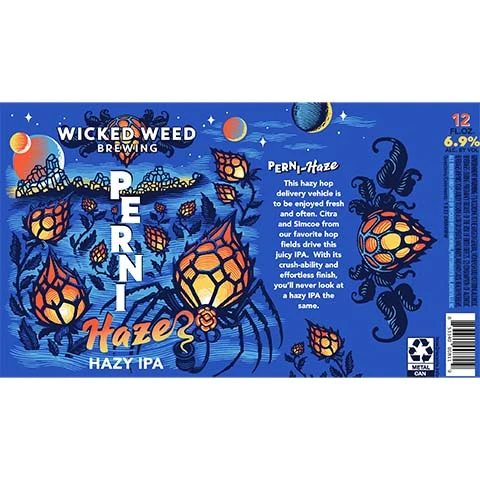 Wicked Weed Perni Haze Hazy IPA