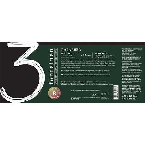 3 Fonteinen Rabarber