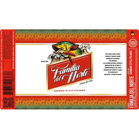 Tripping Animals Familia Del Norte Pilsner