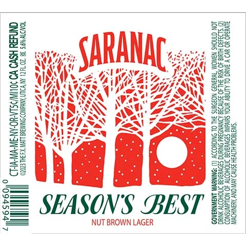 Saranac Season's Best Nut Brown Lager