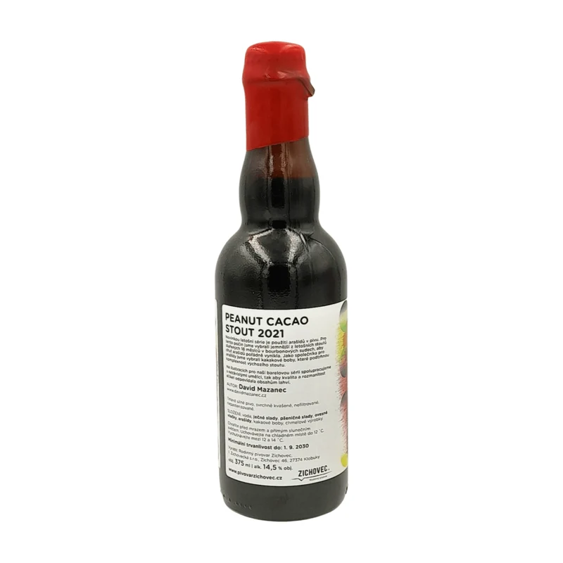 Rodinný pivovar Zichovec Peanut Cacao Stout 2021 | Peanut Chocolate Bourbon BA Imperial Stout