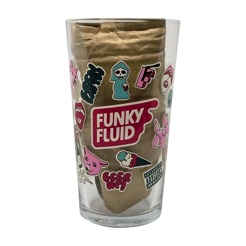 Funky Fluid Beker 0,5L | Glas