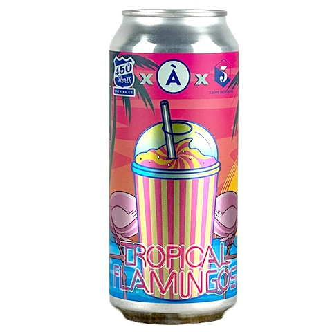 450 North Slushy XL Tropical Flamingos Sour