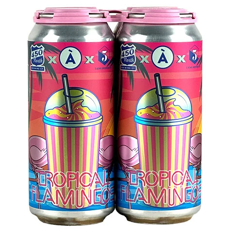 450 North Slushy XL Tropical Flamingos Sour