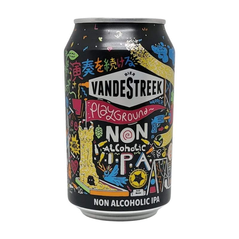 vandeStreek bier Grapefruit Non Alcoholic IPA | Non Alcoholic IPA