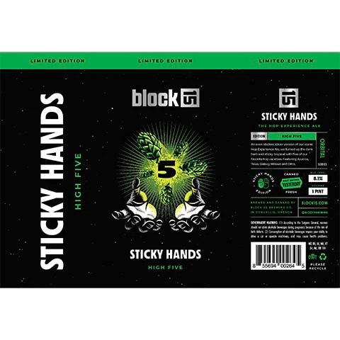 Block 15 Sticky Hands High Five