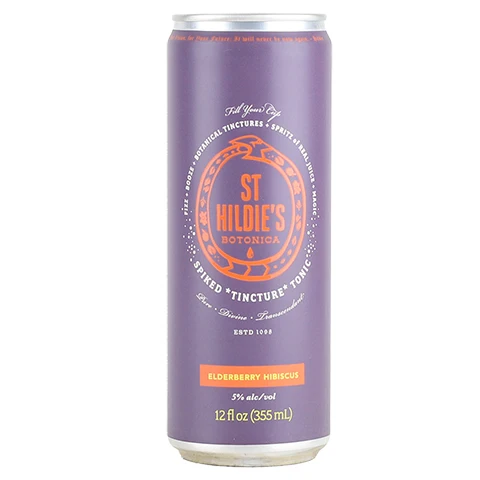 St. Hildie's Elderberry Hibiscus Hard Seltzer