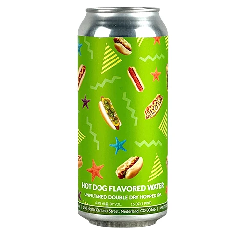 Knotted Root 'Hot Dog Flavored Water' unfiltered DDH IPA