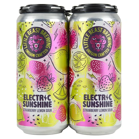 Little Beast Electric Sunshine Strawberry Lemon Sour