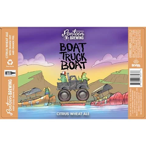 Pontoon Boat Truck Boat Wheat