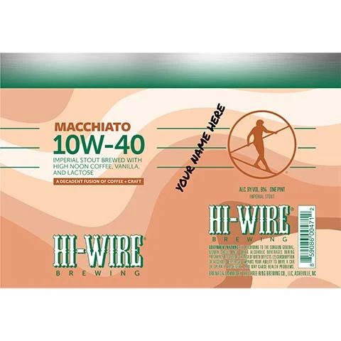 Hi-Wire Macchiato 10W-40 Imperial Stout