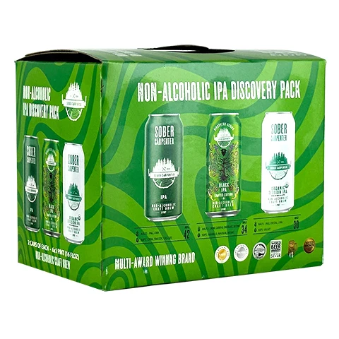 Sober Carpenter IPA Discovery Pack NON-ALC 6PK