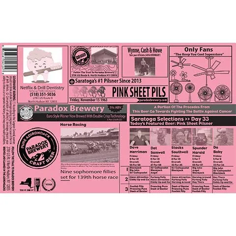 Paradox Pink Sheet Pils