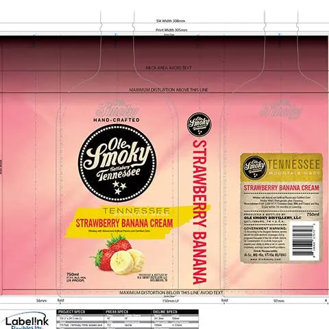Ole Smoky Strawberry Banana Cream Whiskey
