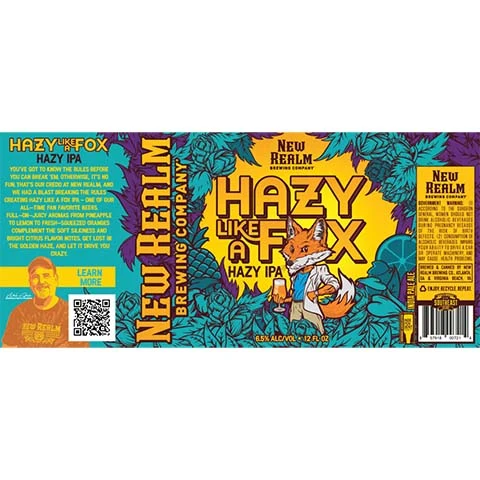 New Realm Hazy Like A Fox Hazy IPA