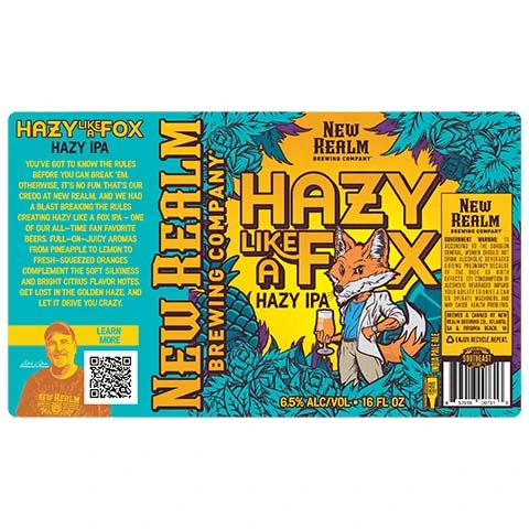 New Realm Hazy Like A Fox Hazy IPA