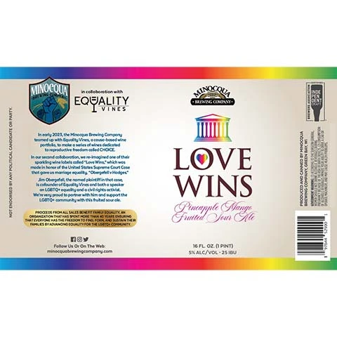 Minocqua Love Wins Sour