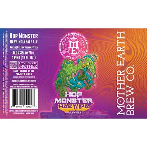 Mother Earth Hop Monster Hazy IPA