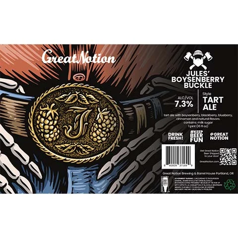 Great Notion Jules' Boysenberry Buckle Sour