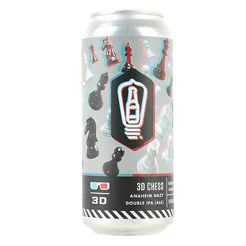 Bottle Logic 3D Chess Hazy IPA
