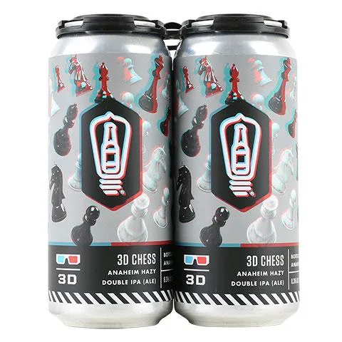 Bottle Logic 3D Chess Hazy IPA