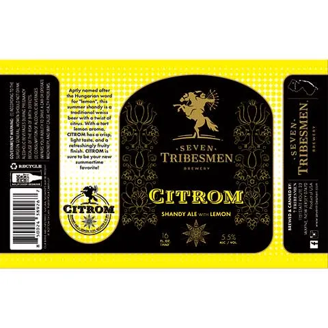 Seven Tribesmen Citrom Shandy Ale