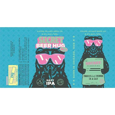 Goose Island Secret Beer Hug Hazy IPA