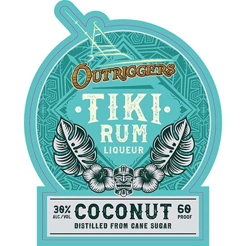 Outriggers Tiki Rum Liqueur Coconut