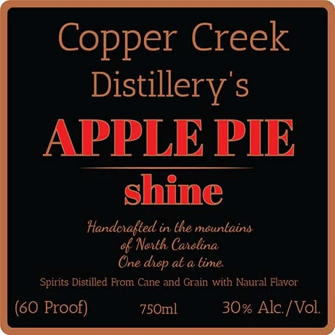 Copper Creek Apple Pie Shine