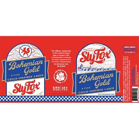 Sly Fox Bohemian Gold Czech Lager