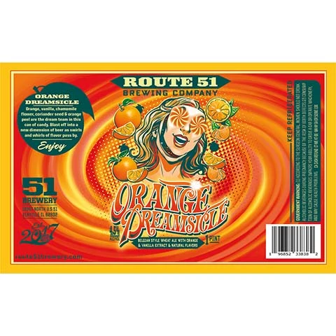 Route 51 Orange Dreamsicle Belgian Wheat Ale