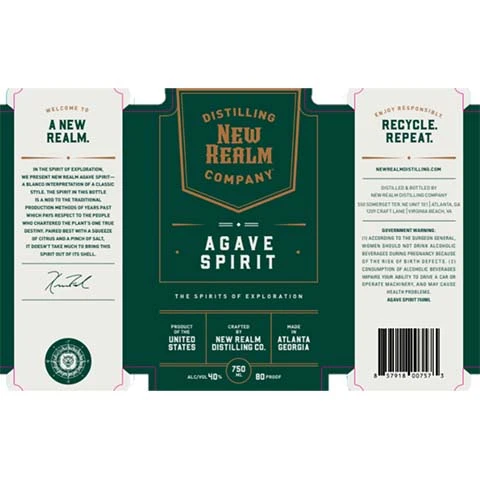 New Realm Agave Spirit