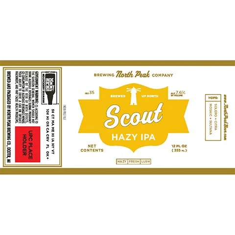 North Peak Scout Hazy IPA