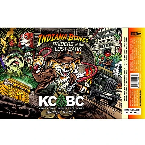 Kings County Brewers Collective Indiana Bones Raiders of the Lost Bark IPA