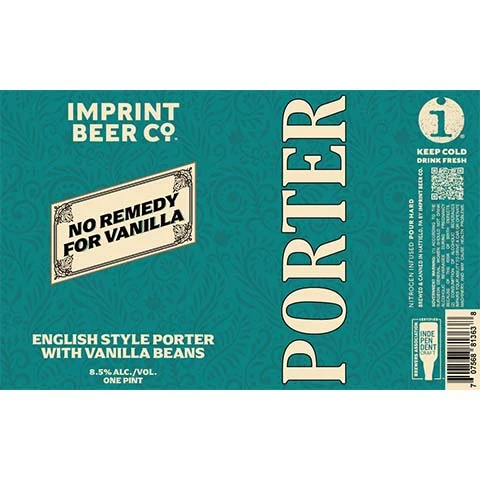 Imprint No Remedy for Vanilla Porter
