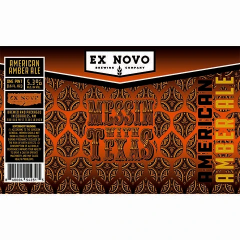 Ex Novo Messin With Texas Amber Ale