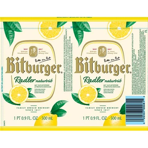 Bitburger Naturtrub Radler
