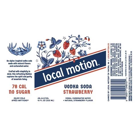 Local Motion Vodka Soda Strawberry